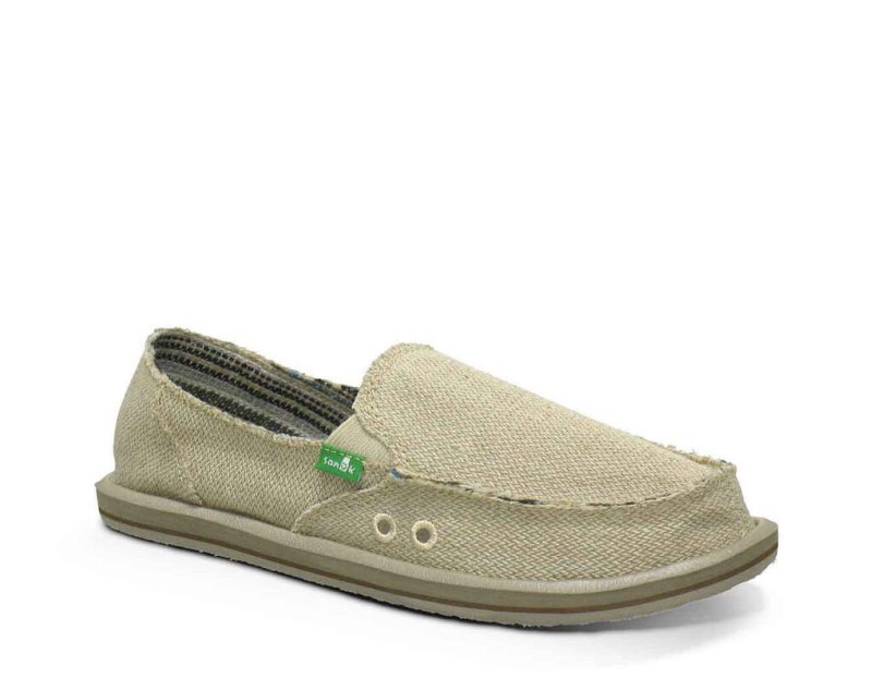 Sanuk Donna Hemp Women's Shoes Beige | Canada 154GSO